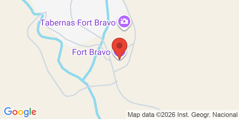 Mapa de la ubicación de Fort Bravo
