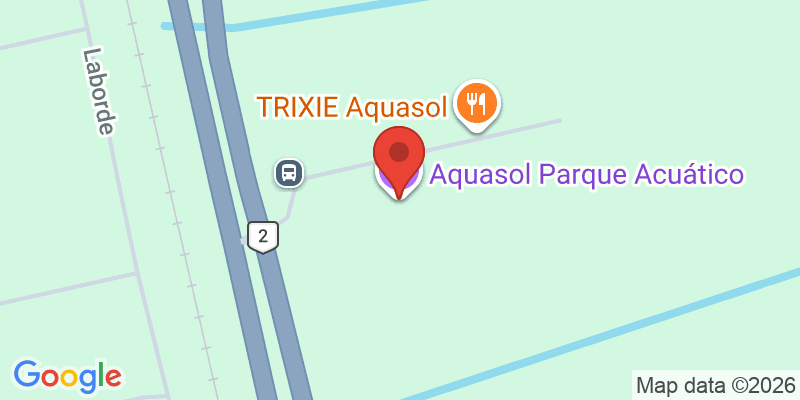 Mapa de la ubicación de Aquasol Parque Acuático