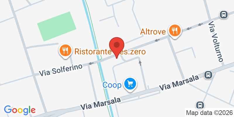 Mapa de la ubicación de Benvenuto Family Restaurant - Monza