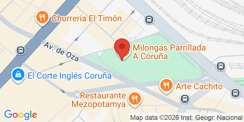 Mapa de la ubicación de Milongas Parrillada Coruña