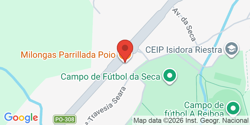 Mapa de la ubicación de Milongas Parrillada Poio