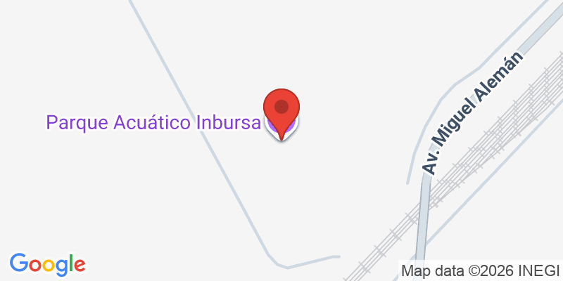 Mapa de la ubicación de Parque Acuático Inbursa