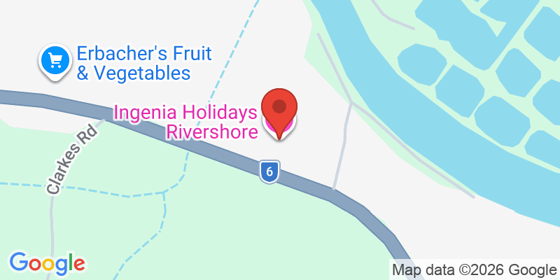 Mapa de la ubicación de Ingenia Holidays Rivershore