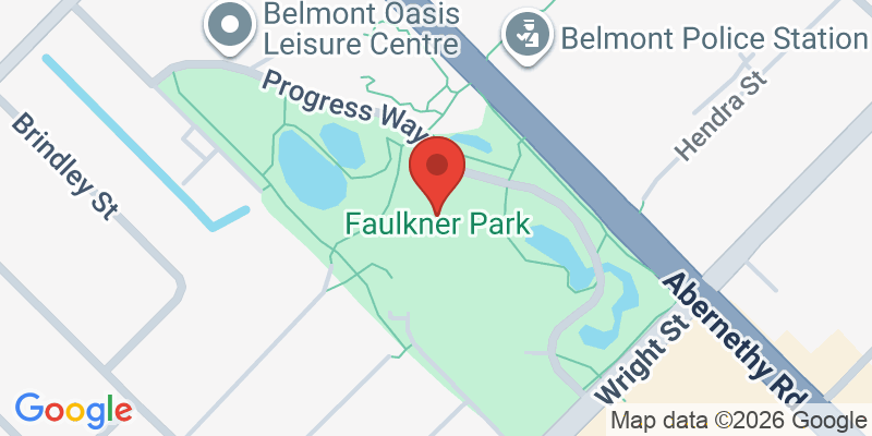 Mapa de la ubicación de Faulkner Park