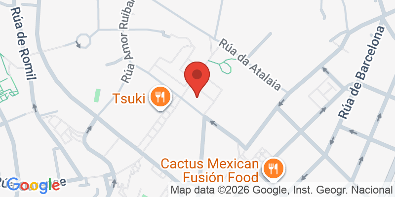 Mapa de la ubicación de Parque infantil Hispanidade