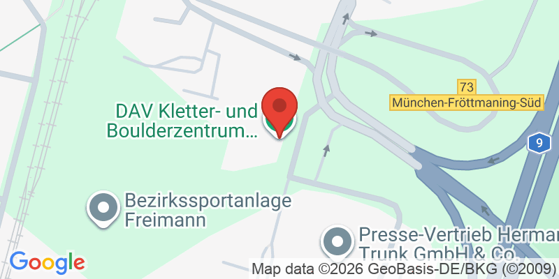 Mapa de la ubicación de DAV Kletter- und Boulderzentrum München-Nord