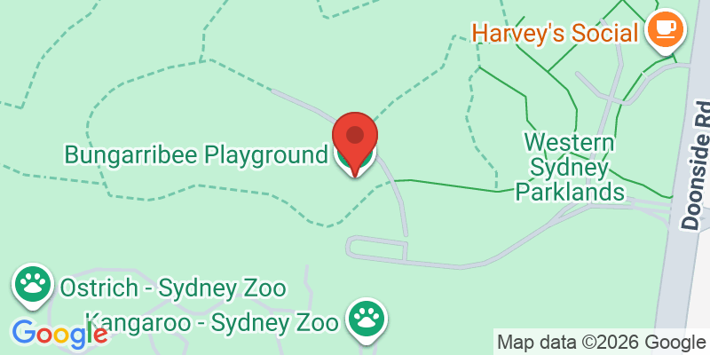 Mapa de la ubicación de Bungarribee Playground