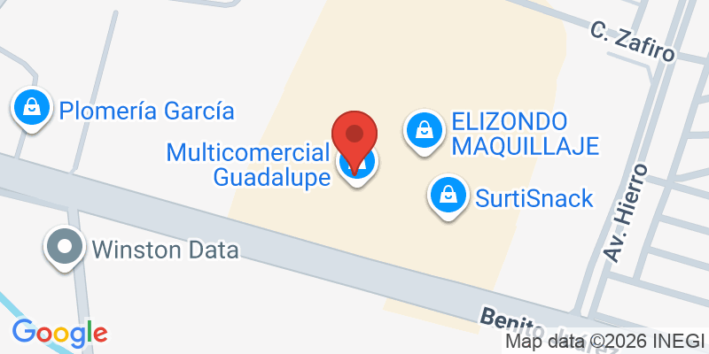 Mapa de la ubicación de Caribe Bay