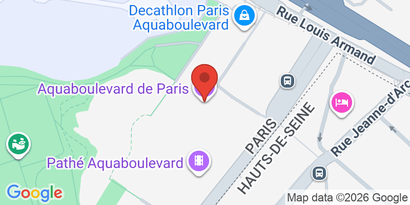 Mapa de la ubicación de Aquaboulevard
