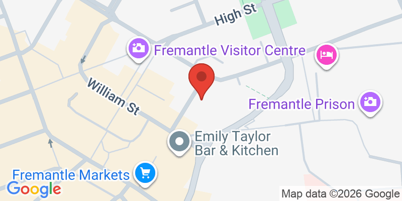 Mapa de la ubicación de Old Courthouse Fremantle