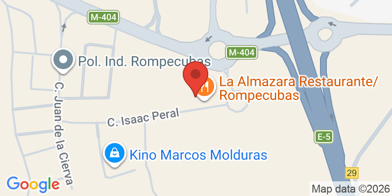 Mapa de la ubicación de La Almazara Restaurante/ Rompecubas