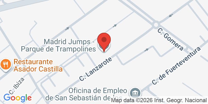 Mapa de la ubicación de Madrid Jumps - Parque de Trampolines