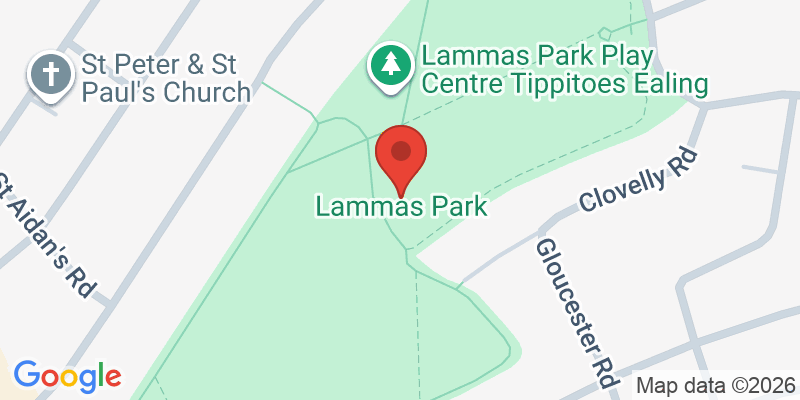 Mapa de la ubicación de Lammas Park