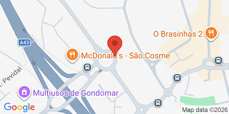 Mapa de la ubicación de Parque Urbano de Gondomar