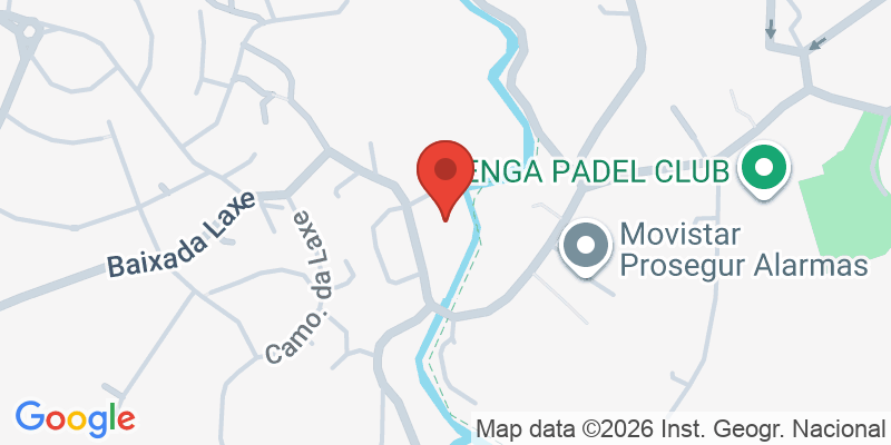 Mapa de la ubicación de Orballo