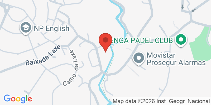 Mapa de la ubicación de Orballo