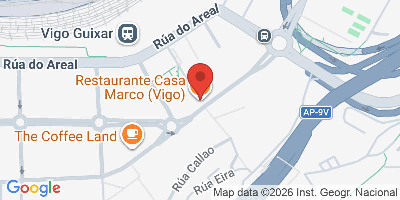 Mapa de la ubicación de Restaurante Casa Marco (Vigo)