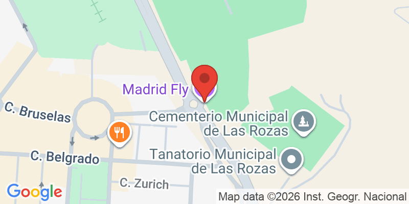 Mapa de la ubicación de Madrid Fly