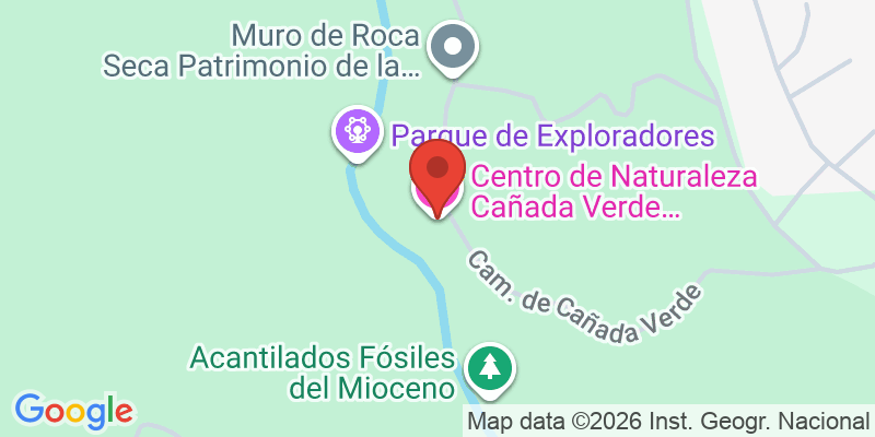 Mapa de la ubicación de Centro de Naturaleza Cañada Verde "Descubre la Magia del Bosque Encantado de Córdoba"