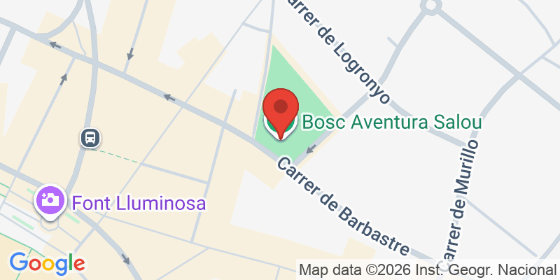 Mapa de la ubicación de Bosc Aventura Salou