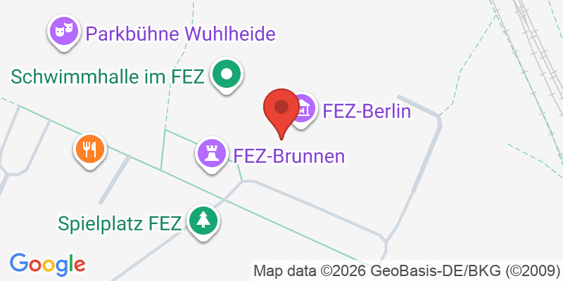 Mapa de la ubicación de Alice - Museum für Kinder im FEZ-Berlin