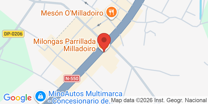 Mapa de la ubicación de Milongas Parrillada Milladoiro