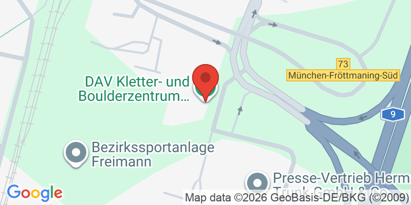 Mapa de la ubicación de DAV Kletter- und Boulderzentrum München-Nord