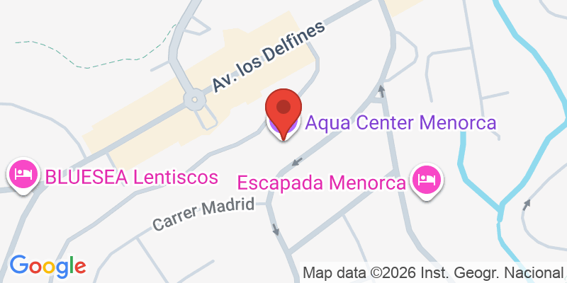Mapa de la ubicación de Aqua Center Menorca