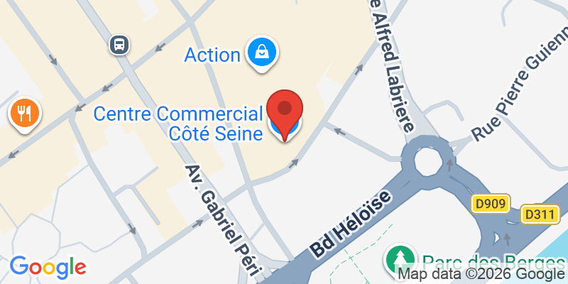 Mapa de la ubicación de Centre Commercial Côté Seine
