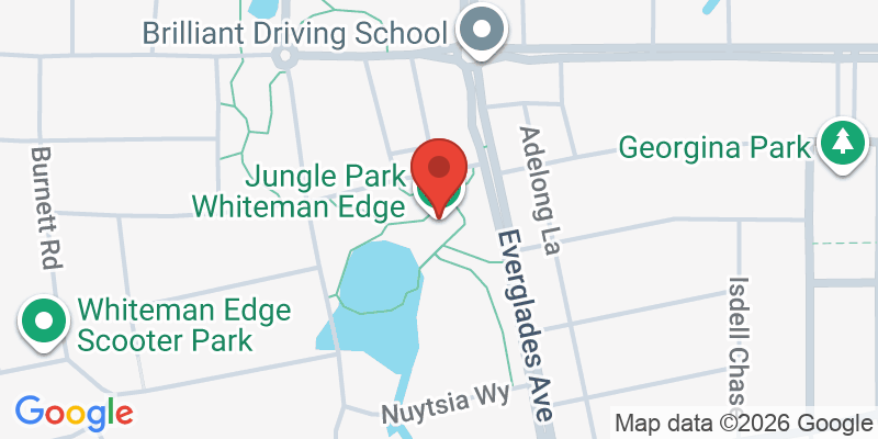 Mapa de la ubicación de Jungle Park Whiteman Edge