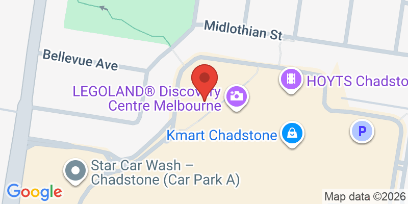 Mapa de la ubicación de Hijinx Hotel Chadstone