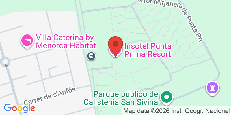 Mapa de la ubicación de Insotel Punta Prima Resort