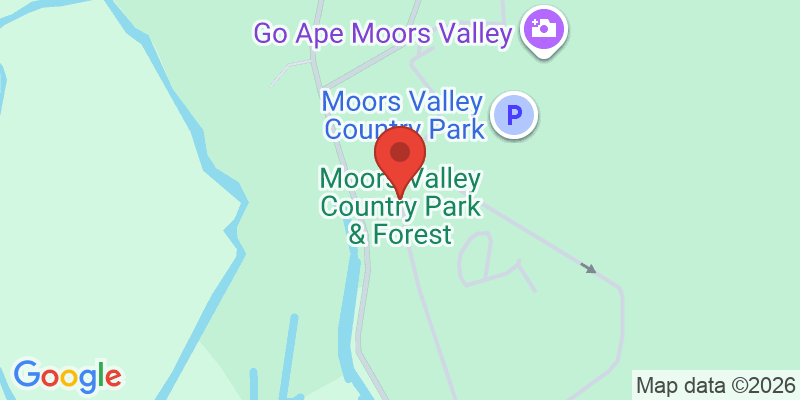 Mapa de la ubicación de Moors Valley Country Park &amp; Forest