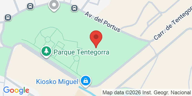 Mapa de la ubicación de Laberinto del Parque de Tentegorra