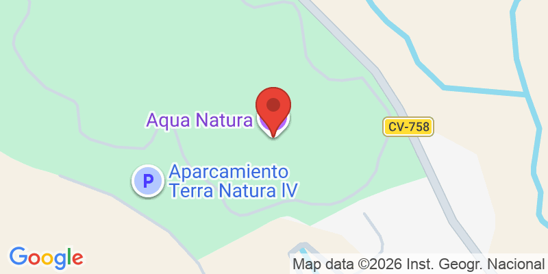 Mapa de la ubicación de Aqua Natura