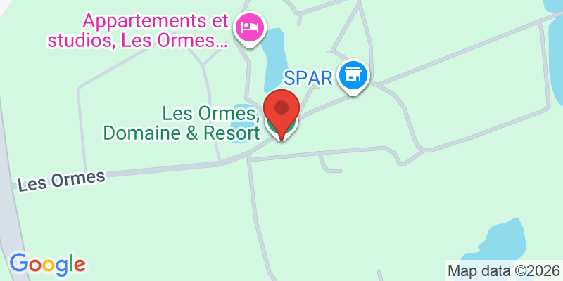Mapa de la ubicación de Les Ormes, Area &amp; Resort