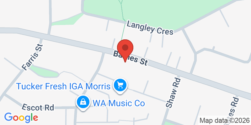 Mapa de la ubicación de The Morris