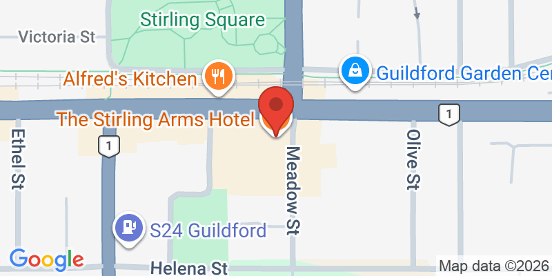 Mapa de la ubicación de The Stirling Arms Hotel