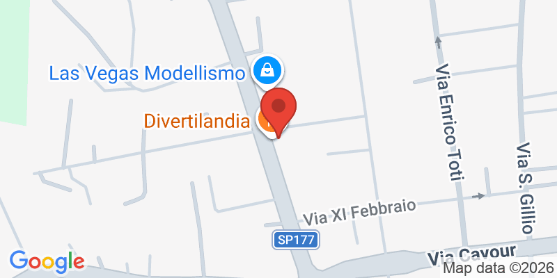 Mapa de la ubicación de Divertilandia