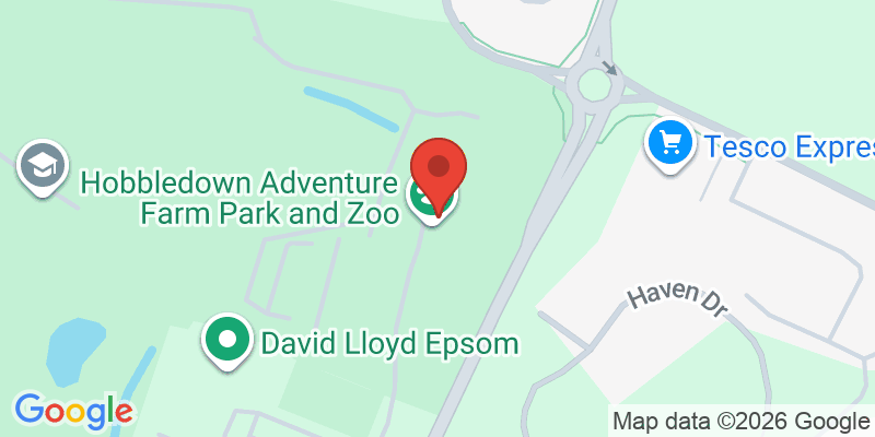 Mapa de la ubicación de Hobbledown Adventure Farm Park and Zoo