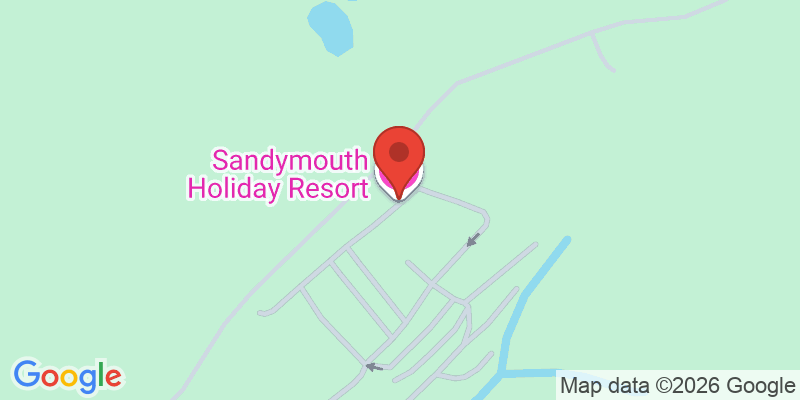 Mapa de la ubicación de Sandymouth Holiday Resort