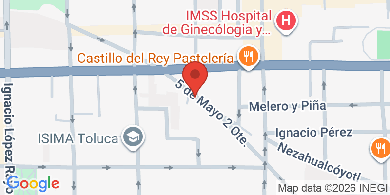 Mapa de la ubicación de Olimpo Kids