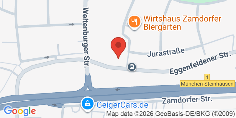 Mapa de la ubicación de Spielplatz "Jurastraße, Ecke  Eggenfeldener Straße"