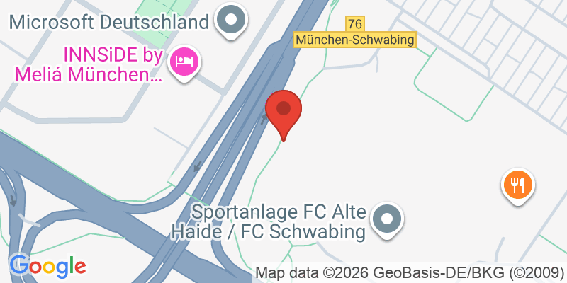Mapa de la ubicación de Spielplatz "Fröttmaninger Straße, westlich der Schule und Sportanlage"