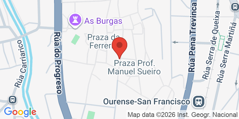 Mapa de la ubicación de A Bufarda Xoguetería