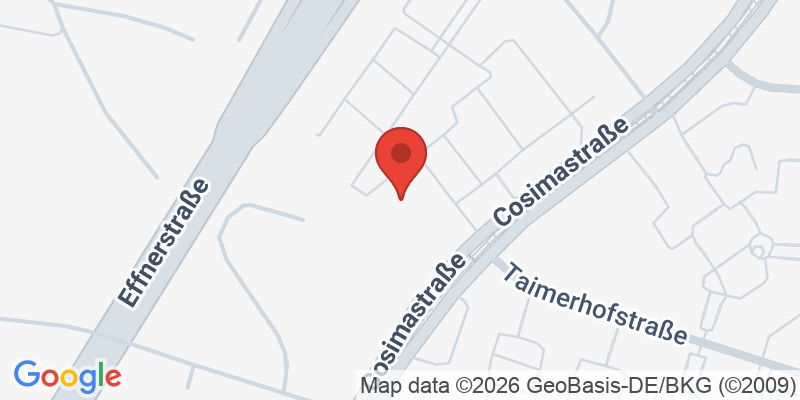 Mapa de la ubicación de Spielplatz "Cosimastraße, gegenüber der Taimerhofstraße"