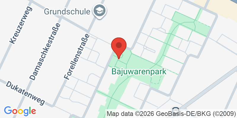 Mapa de la ubicación de Spielplatz "Marianne-Plehn-Straße, Bajuwarenpark Mitte West"