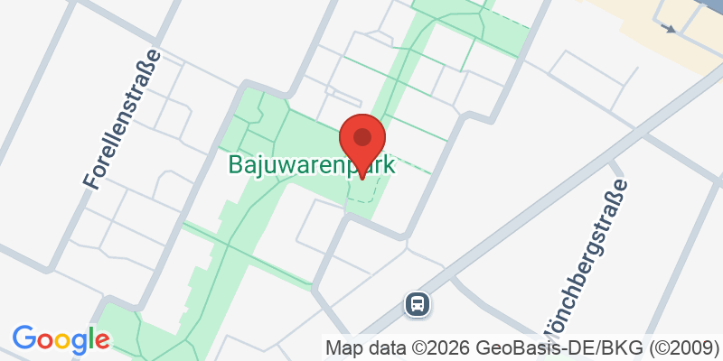 Mapa de la ubicación de Spielplatz "Marianne-Plehn-Straße, Bajuwarenpark Mitte Ost"