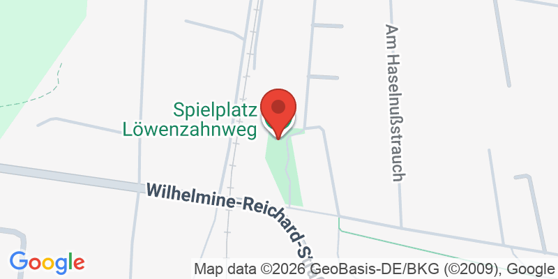 Mapa de la ubicación de Spielplatz "Löwenzahnweg"