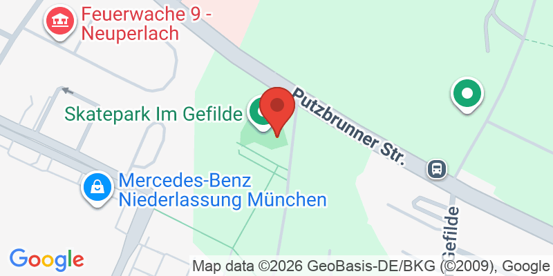Mapa de la ubicación de Spielplatz "Im Gefilde 6 Nord, Putzbrunner Straße"